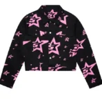 Black Sp5der 5 Star Trucker Jacket