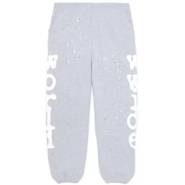 Heather Grey Sp5der Beluga Sweatpants