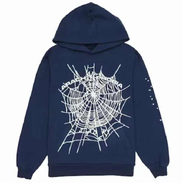 Navy Sp5der Arach NY Phobia Hoodie