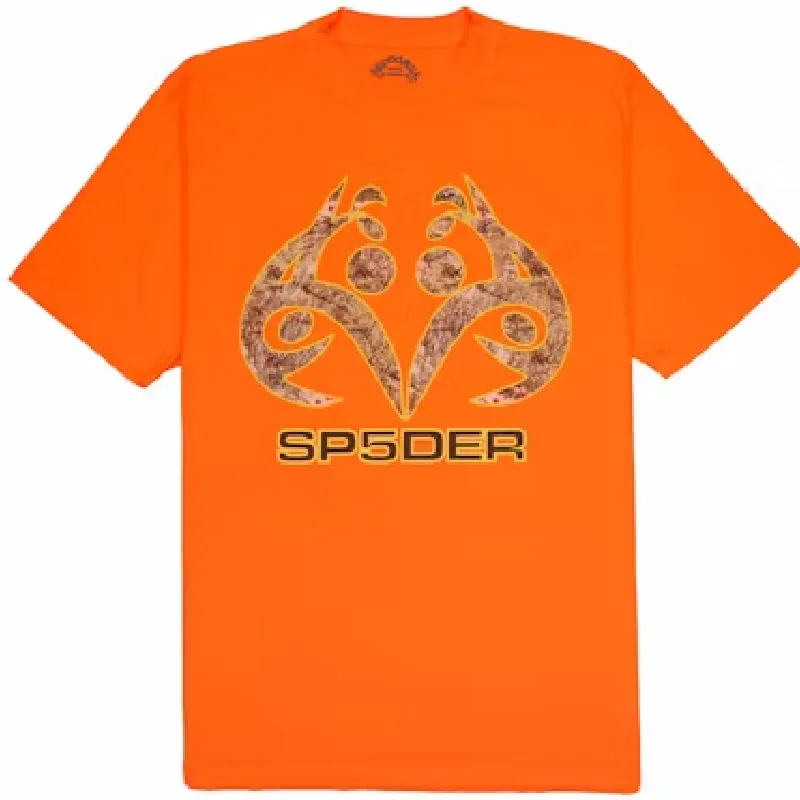 Orange Sp5Der Arach Tee - Sp5Der 555 Orange Sp5der Arach Tee