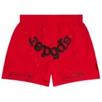 Red Sp5der OG Web Double Layer Short Sp5der 555 150x150