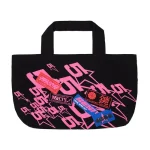 Black/Pink Sp5der Oversized Tote Bag