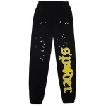 Black Sp5der Jeffery Sweatpant