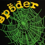Black/Green Sp5der OG WEB V2 Tee Design